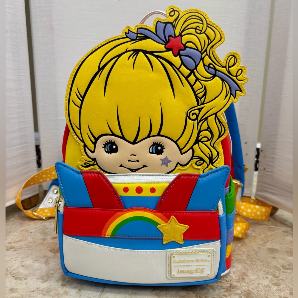 Loungefly Rainbow Bright Cosplay Mini Backpack
